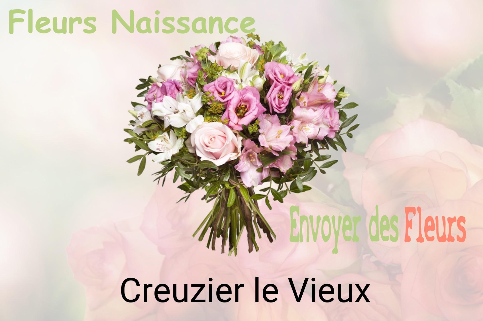 Bouquet de fleurs de naissance livré à Creuzier-le-Vieux