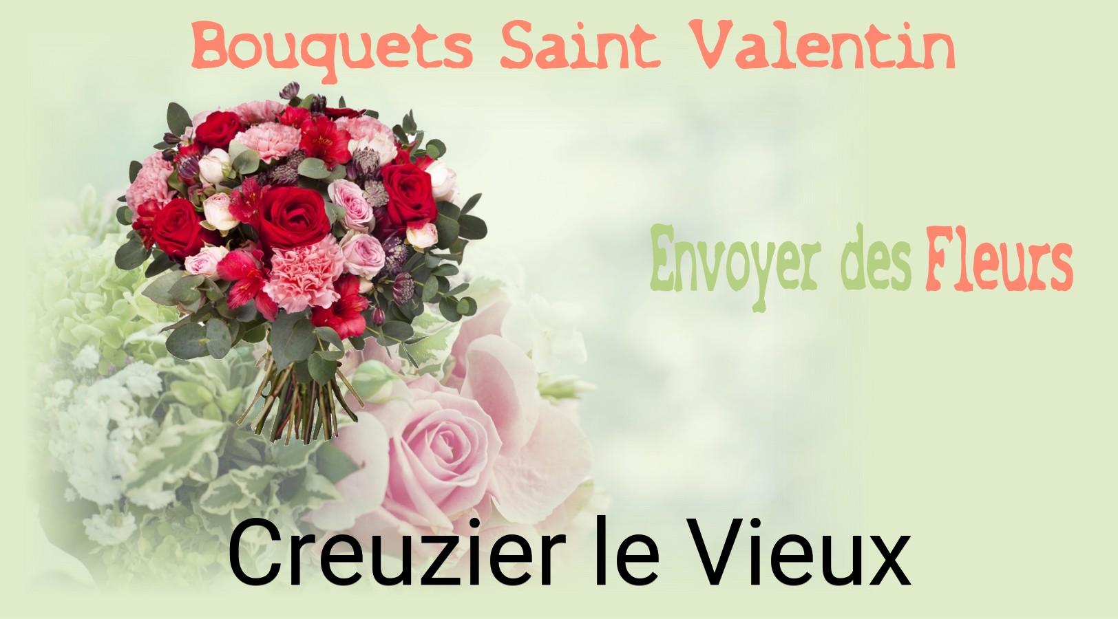 Roses de Saint-Valentin livrées à Creuzier-le-Vieux